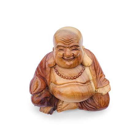 Buy happy buddha sculpture 20cm from Makasi Imports